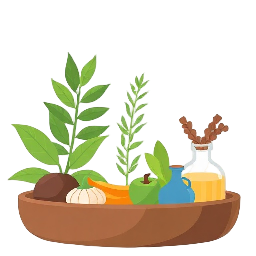 Carefully describe an image in great detail that needs to be generate, use quotes to split visual things. "Natural remedies" "home"