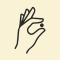 hand met object