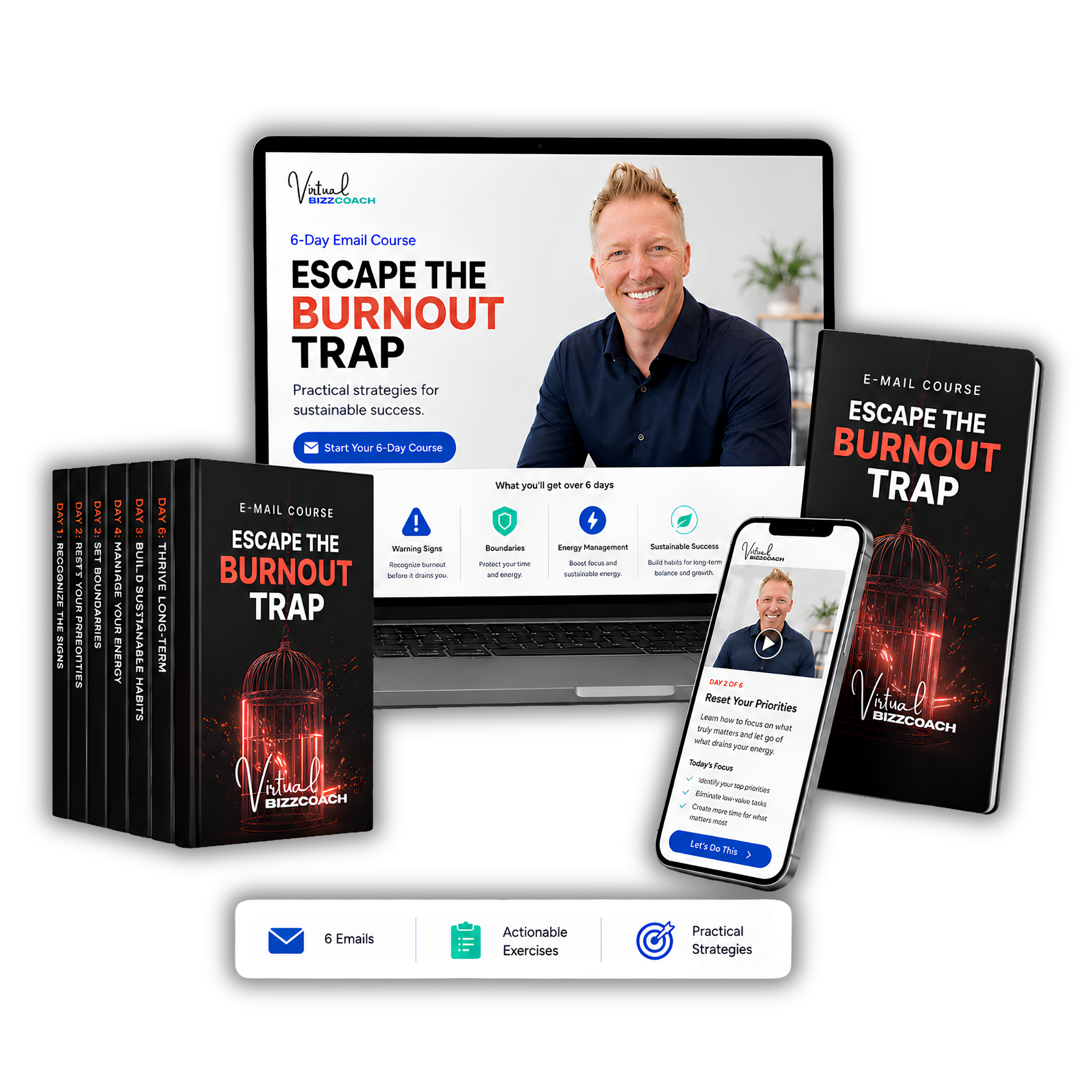 Mini-Course - Escape the Burnout Trap - Virtual BIZZCOACH