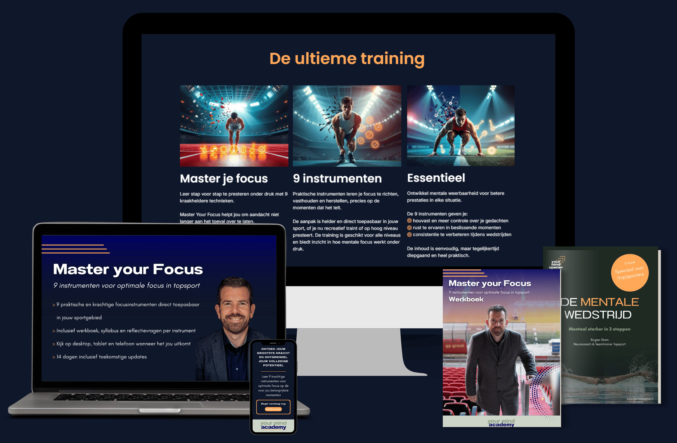 Werkboek Master your Focus -9 instrumenten voor optimale focus in topsport - aanbod