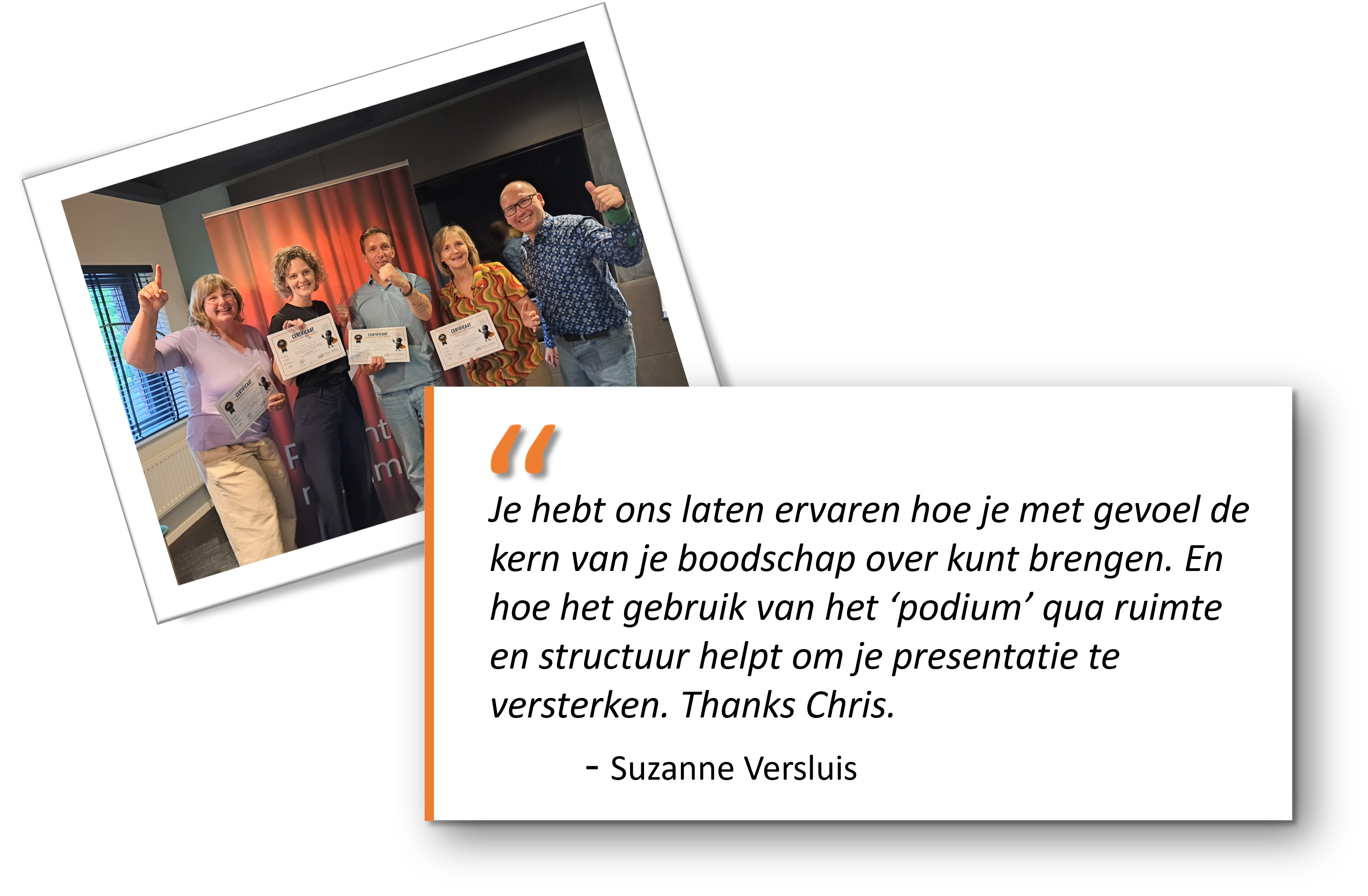review presenteren met ipmact chris gieling training