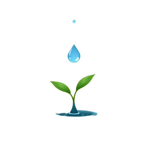 Carefully describe an image in great detail that needs to be generate, use quotes to split visual things. "water drop" "leaf sprout" "shield calm" "aroma mist" showing "essential oil" benefits through "rust balans" and "natuurlijke ingrediënten" with a w