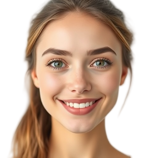 A person smiling to the camera with a white background looking like