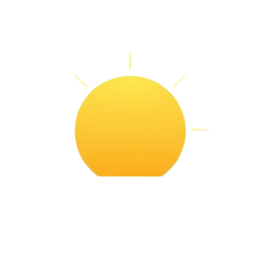 "sun glowing calm"