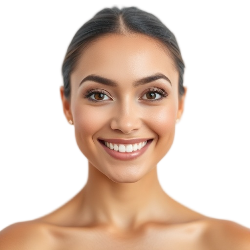 A person smiling to the camera with a white background looking like