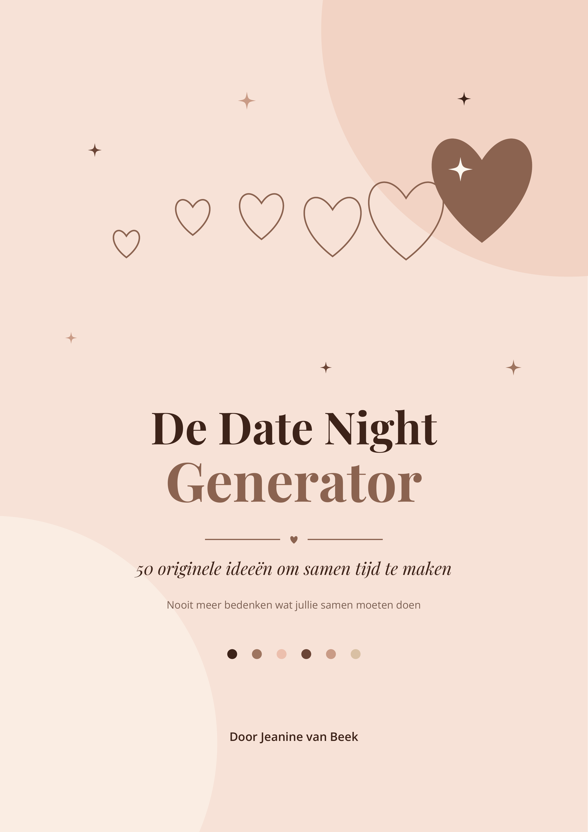 Voorkant van het werkboek De Date Night Generator