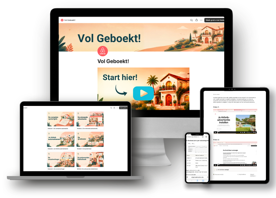 Vol Geboekt! cursus preview