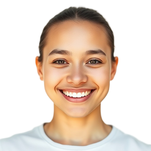 A person smiling to the camera with a white background looking like