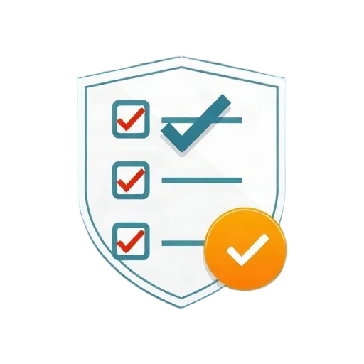 "Checklist" "checkmarks" "shield"