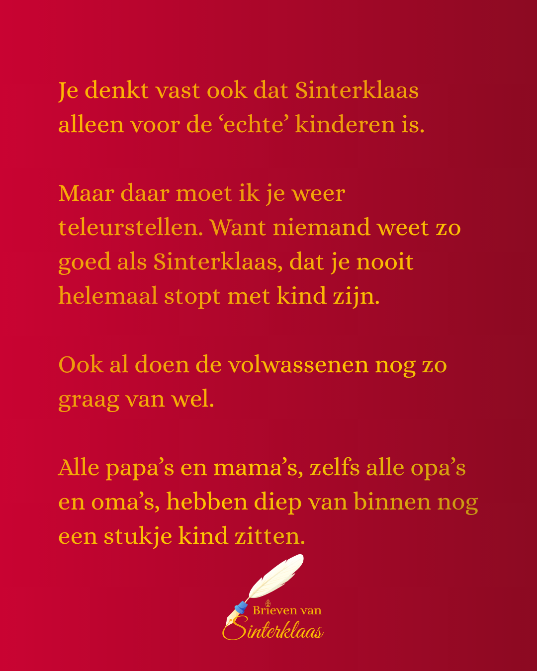 Brieven van Sinterklaas 2026