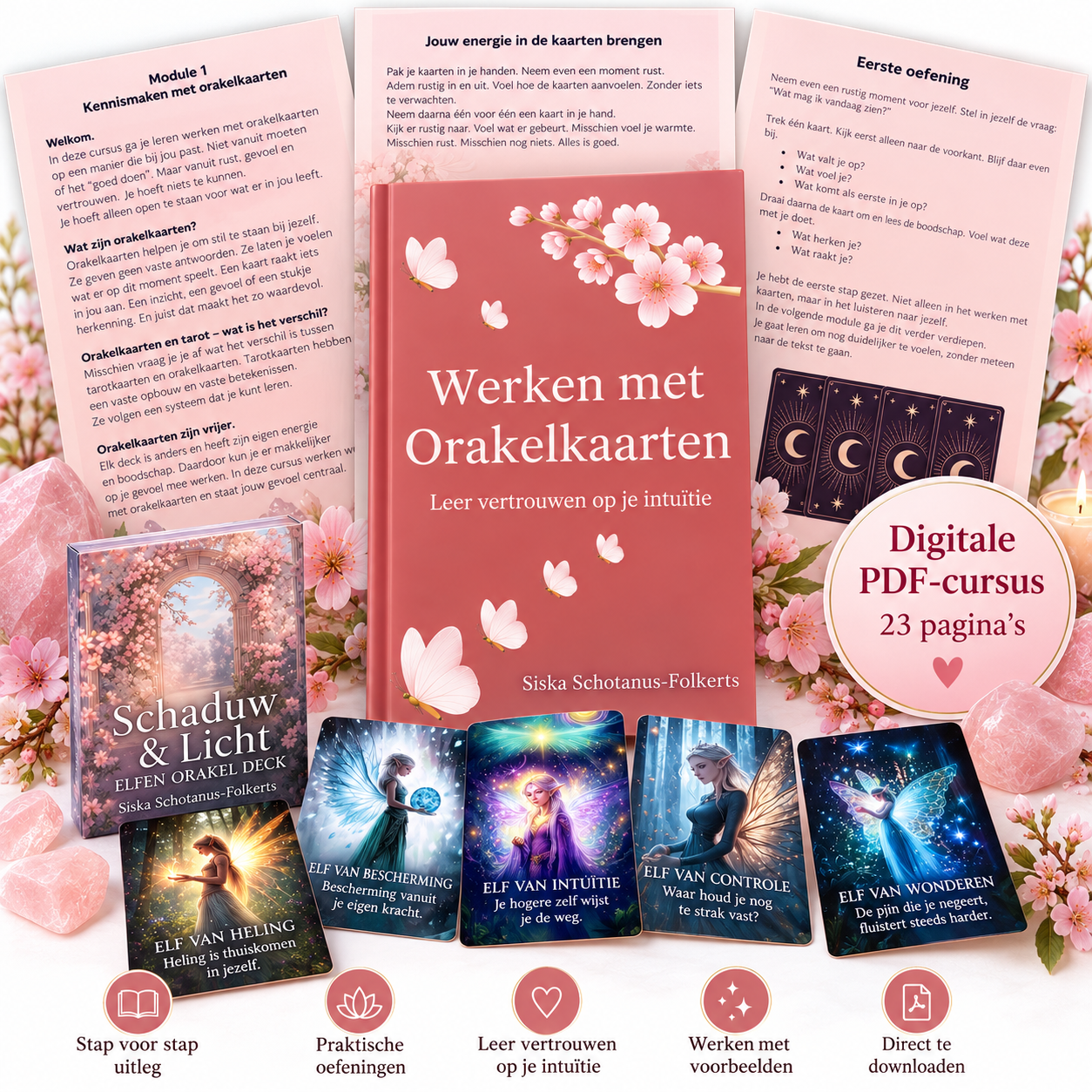 Digitale PDF - cursus Werken met orakelkaarten - Leer vertrouwen op je intuïtie.