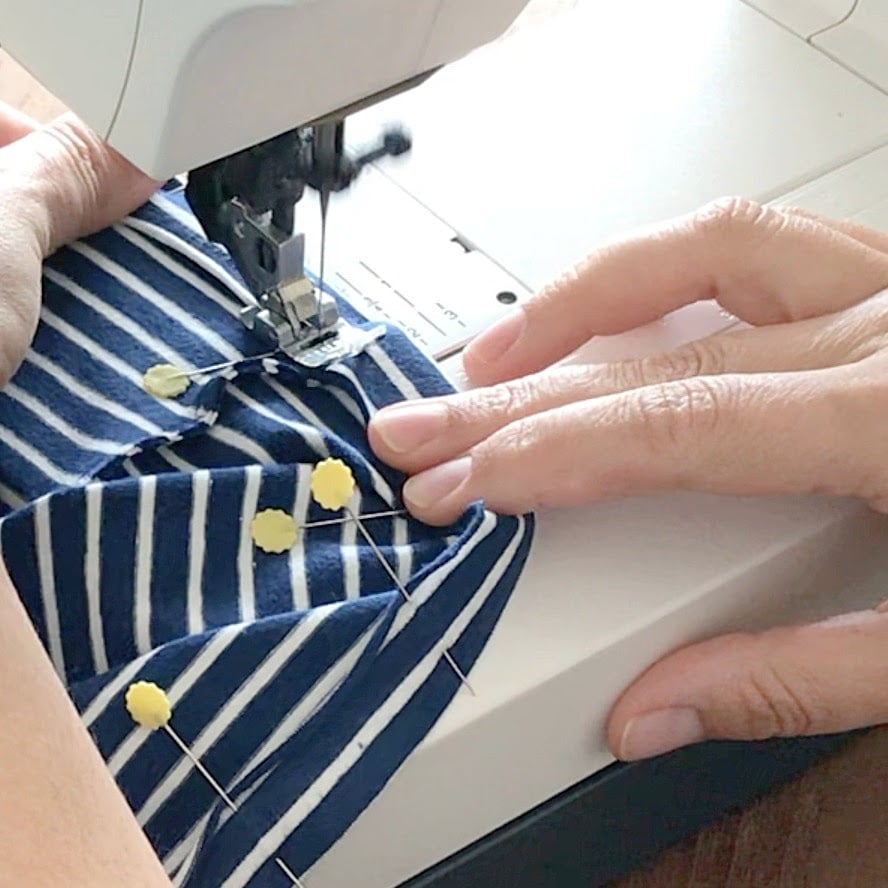 Leer naaien met tricot stoffen op je gewone naaimachine