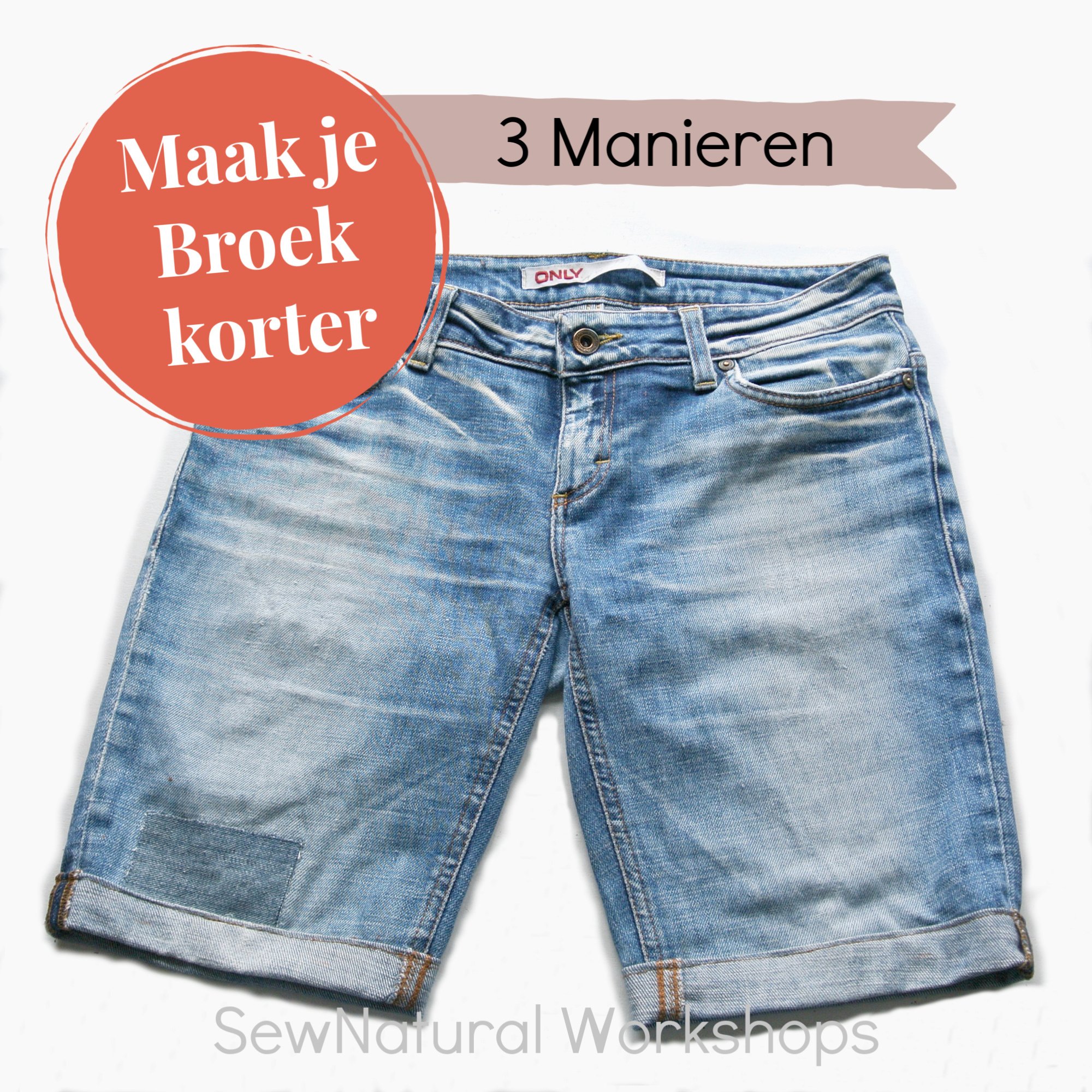 Drie manieren om je broek korter te maken