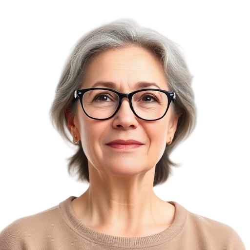 Een denkende vrouw met een witte achtergrond.