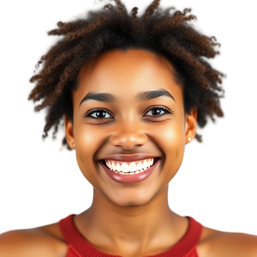 Een persoon die glimlacht naar de camera met een witte achtergrond.