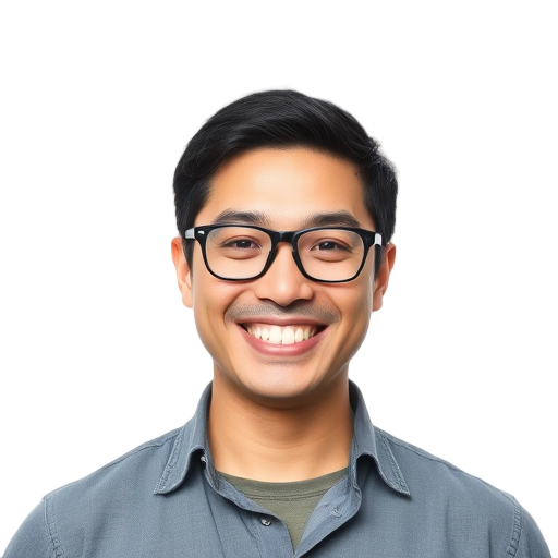 Een glimlachende persoon met een witte achtergrond.