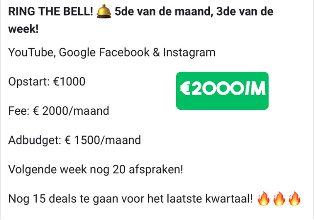Ring the Bell moment