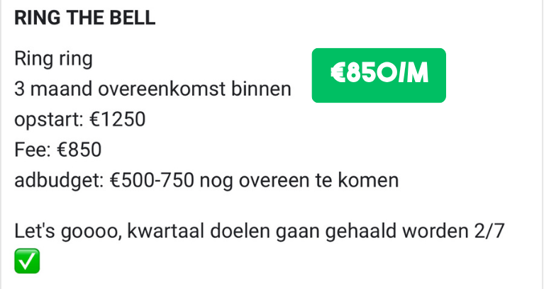 Ring the Bell moment