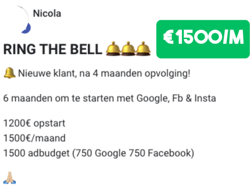 Ring the Bell moment