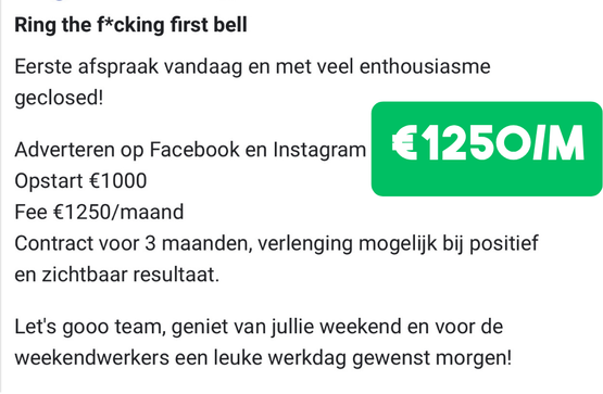 Ring the Bell moment