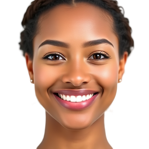A person smiling to the camera with a white background looking like