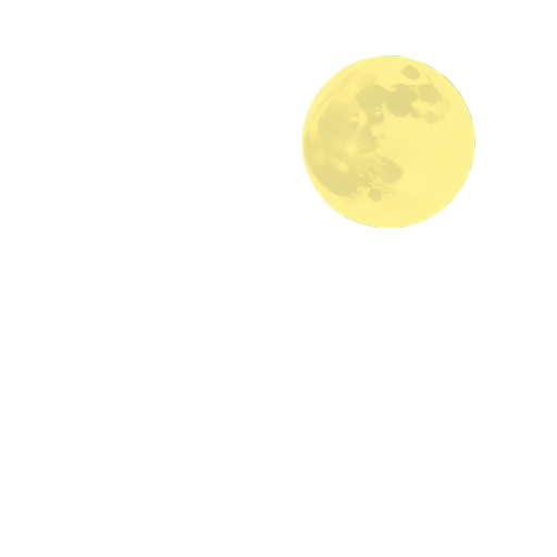 Een grote, heldere volle maan.