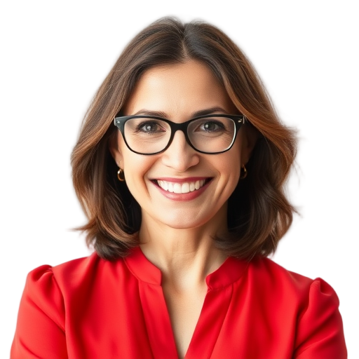 Een glimlachende persoon met een witte achtergrond.