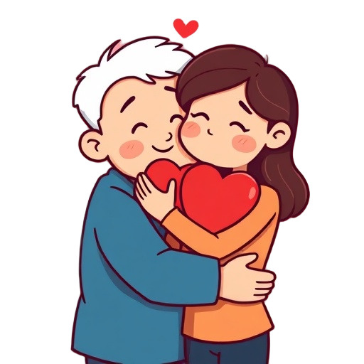 "Warm heart embrace"