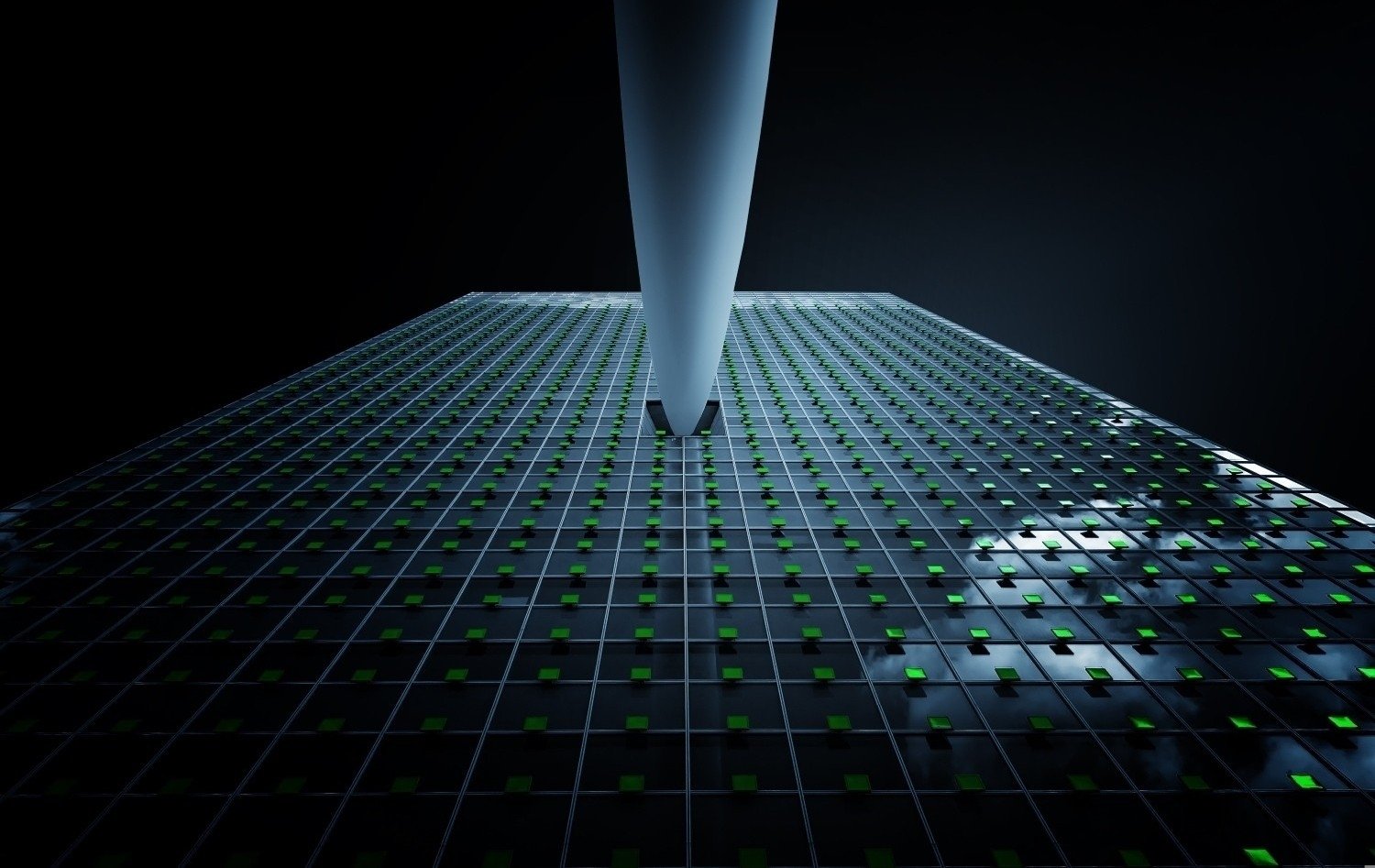 Het KPN-gebouw in Rotterdam