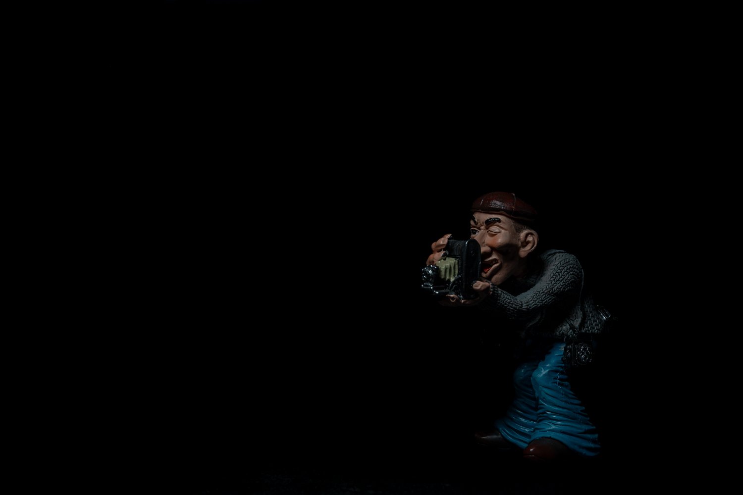 Low Key met een fotograaf