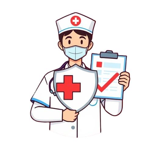 "Medical staff" "Safe shield" "Checkmark" "Personal plan" "Calendar" "Clipboard"
