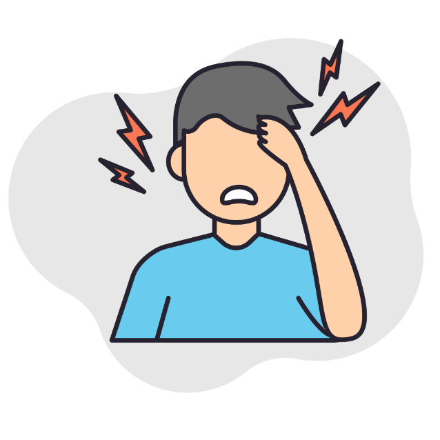 illustratie van iemand die het niet meer overziet