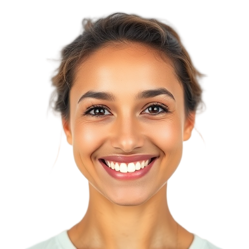 Smiling person against a white background.