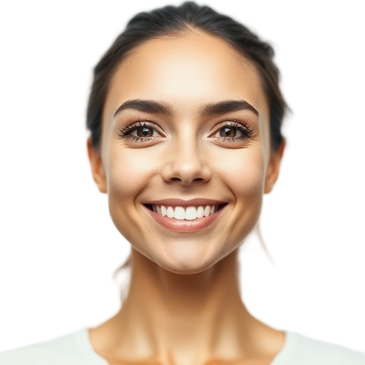 A person smiling to the camera with a white background looking like