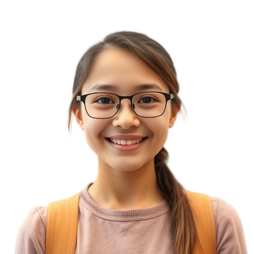 A person smiling to the camera with a white background looking like