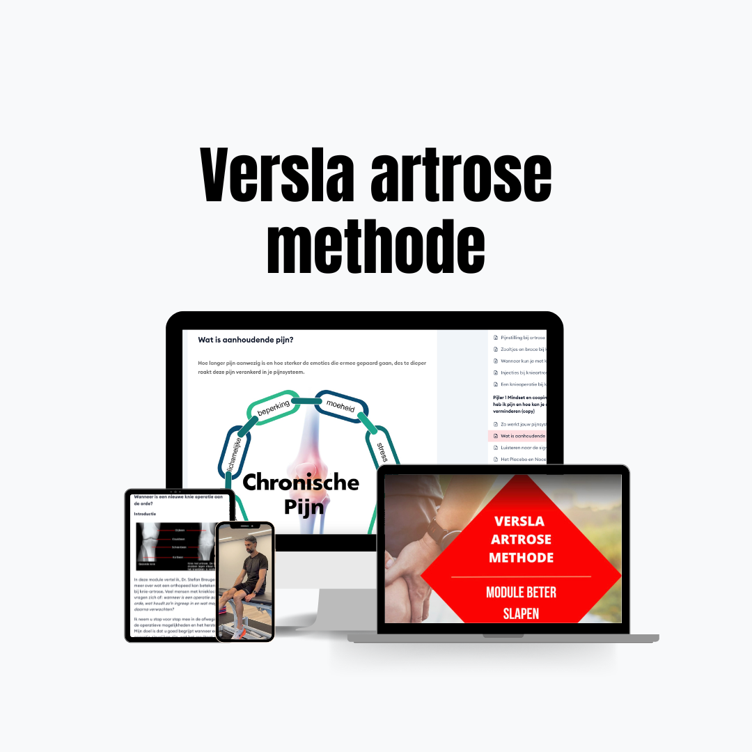 Versla knie artrose met Kniepijnvrij