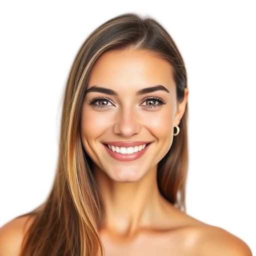 Een persoon die glimlacht naar de camera met een witte achtergrond.