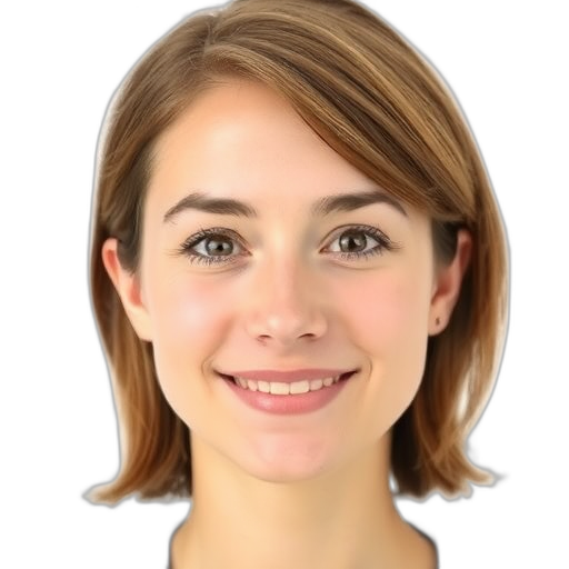 Een persoon die glimlacht naar de camera.