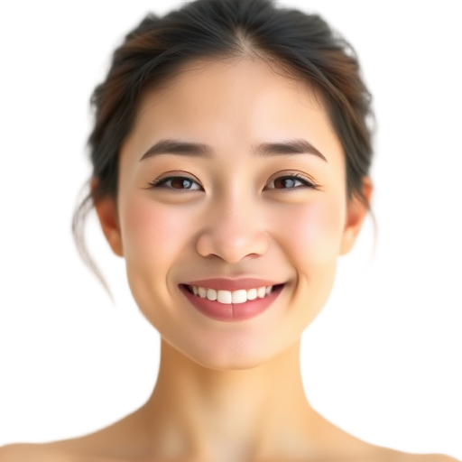 A person smiling to the camera with a white background looking like